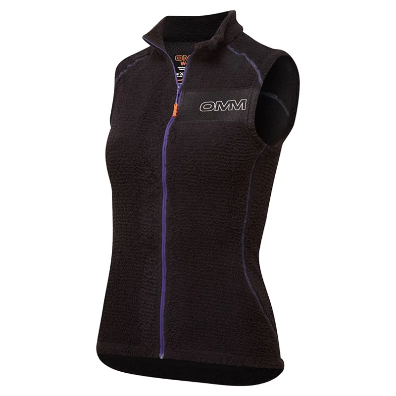 Core Zipped Vest Black Women's-1