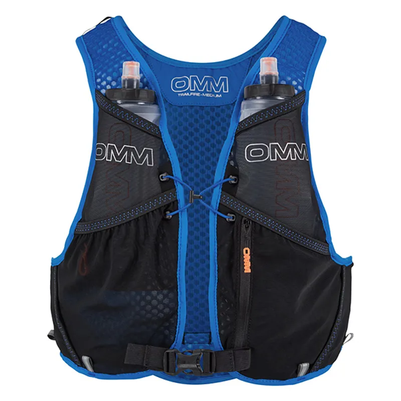 Trail Fire Vest + 2 x 350ml B.V. Flexi Flask Blue-2