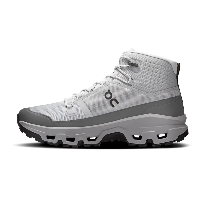 On Running Cloudrock Mid Waterproof Men's Walking Boots - Glacier Alloy-2