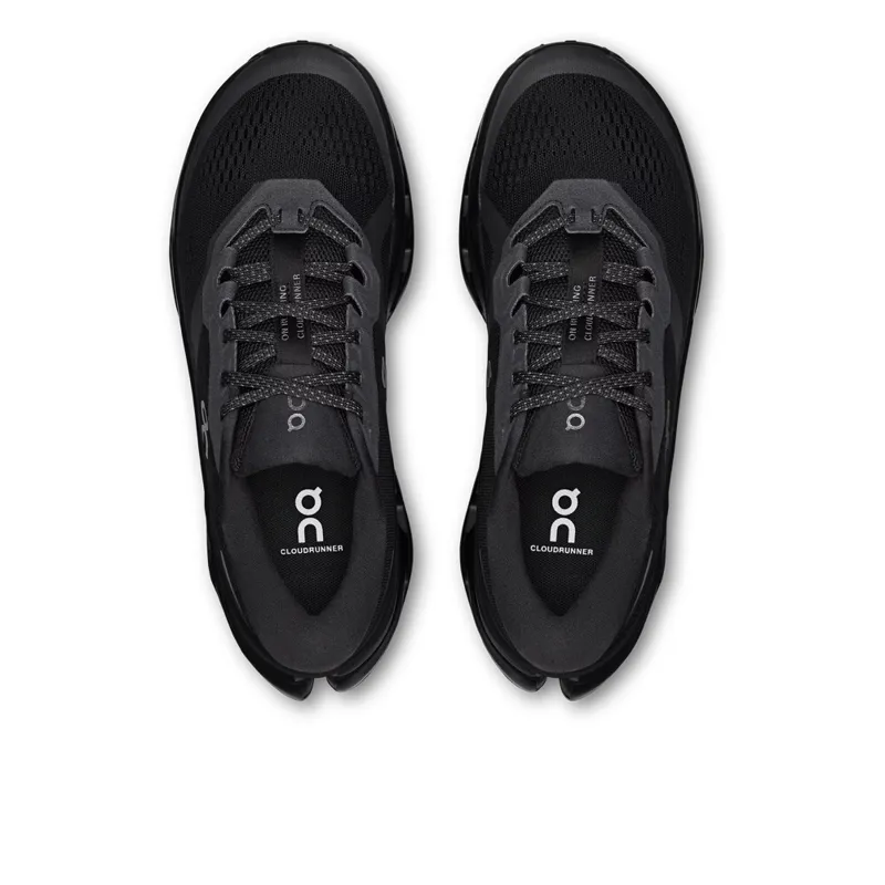 ON Running Cloudrunner 3 Wide Women's Running Shoes - Black Black-3