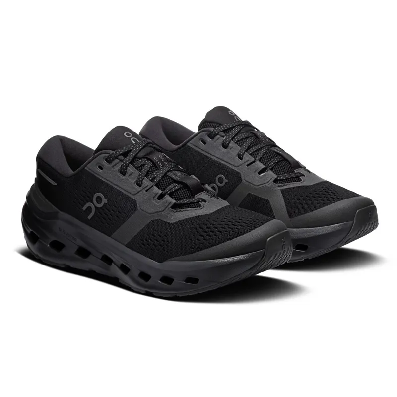 ON Running Cloudrunner 3 Wide Women's Running Shoes - Black Black-1