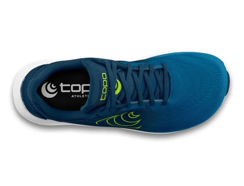 Topo Phantom 4 Men's Running Shoes - Blue Lime-3