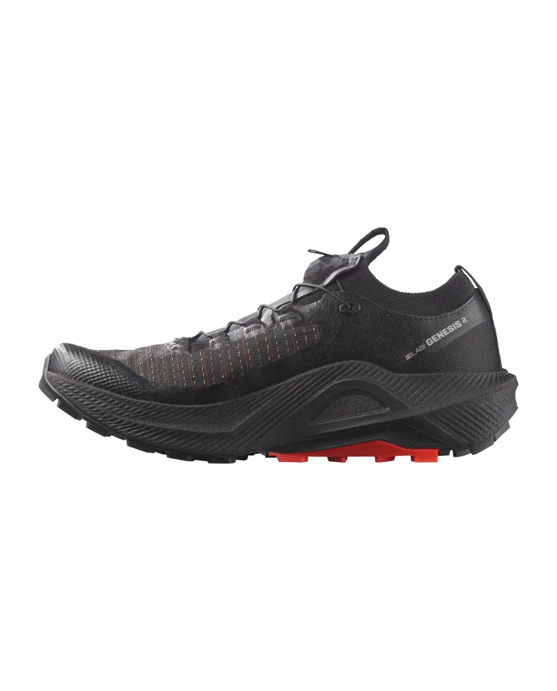 Salomon S/LAB Genesis 2 Unisex Trail Running Shoes - Black Black-1