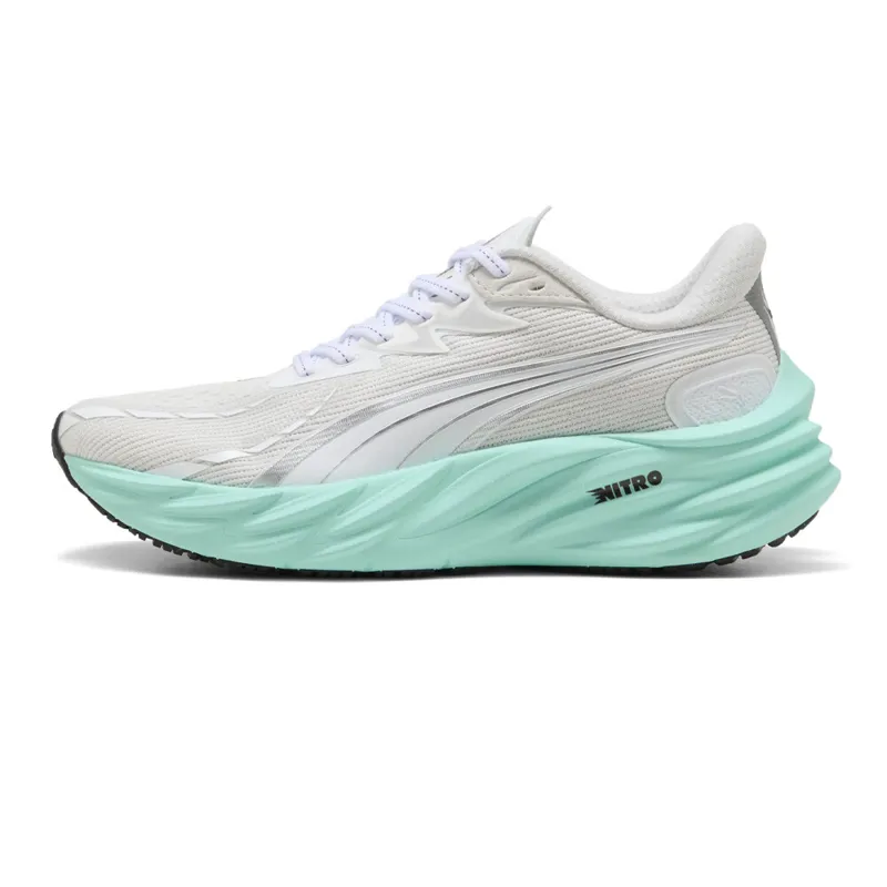 Puma Velocity NITRO 4 Women's Neutral Running Shoes - White-Mint Melt-1