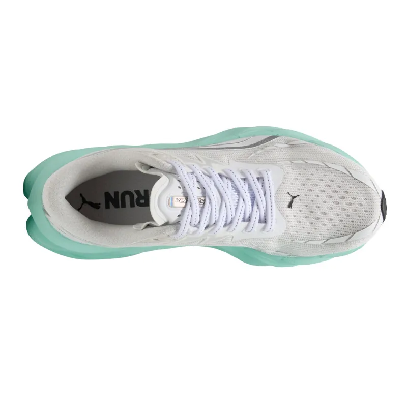 Puma Velocity NITRO 4 Women's Neutral Running Shoes - White-Mint Melt-5