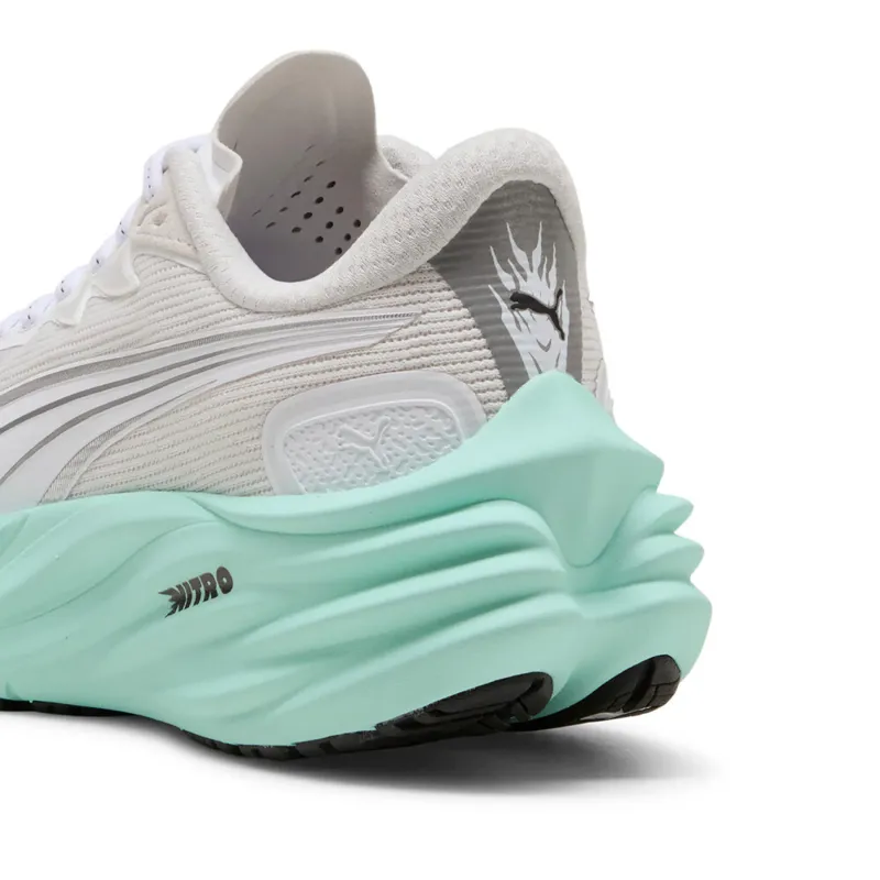 Puma Velocity NITRO 4 Women's Neutral Running Shoes - White-Mint Melt-4