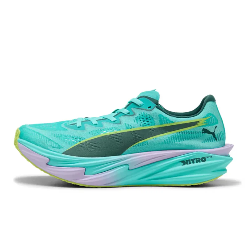 Puma X Hyrox Deviate NITRO Elite 4 Men's Running Shoes - Intense Mint Light Lavender-1