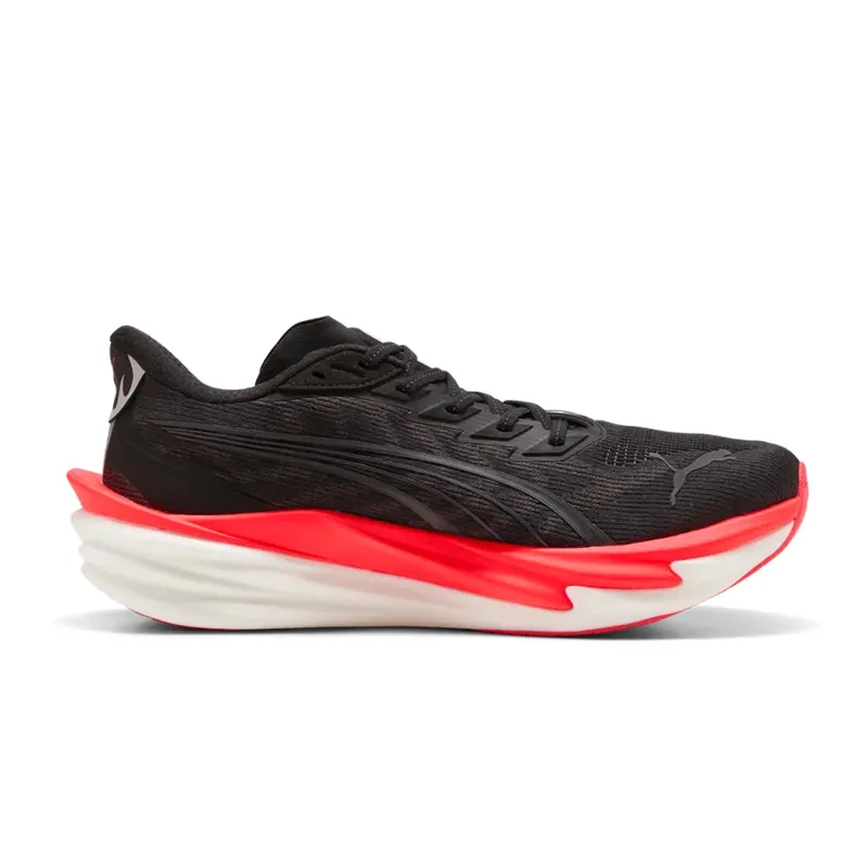 Puma Deviate NITRO 4 Men's Running Shoes - Puma Black Ultra Red