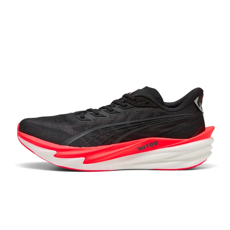 Puma Deviate NITRO 4 Men's Running Shoes - Puma Black Ultra Red-1