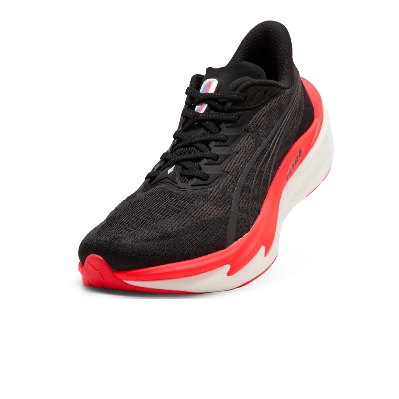 Puma Deviate NITRO 4 Men's Running Shoes - Puma Black Ultra Red-3