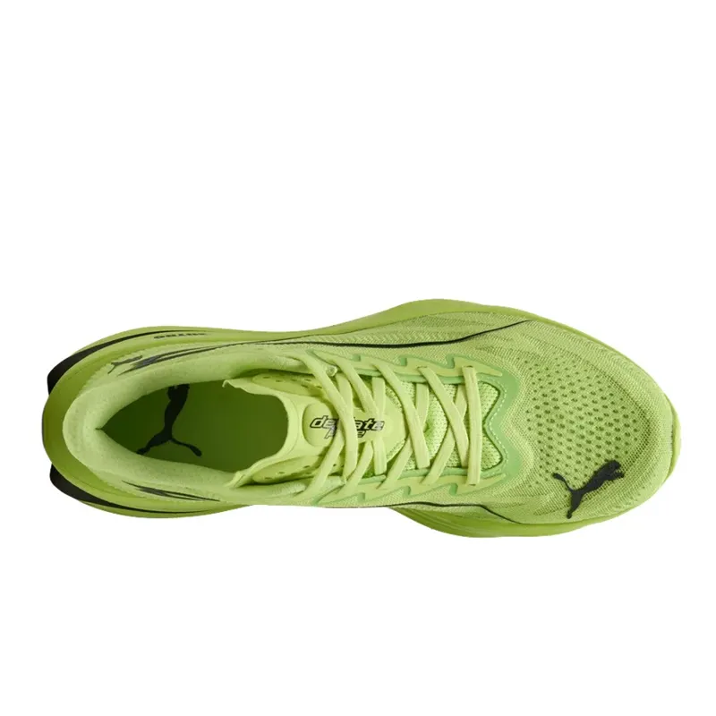 Puma Deviate Pure NITRO Men's Running Shoes - Sunny Lime Puma Black-3
