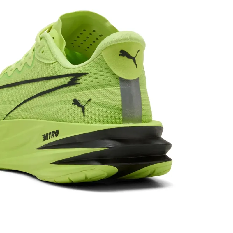 Puma Deviate Pure NITRO Men's Running Shoes - Sunny Lime Puma Black-5