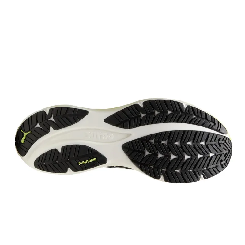 Puma Magnify NITRO 3 Men's Running Shoes - Puma Black Sunny Lime-3