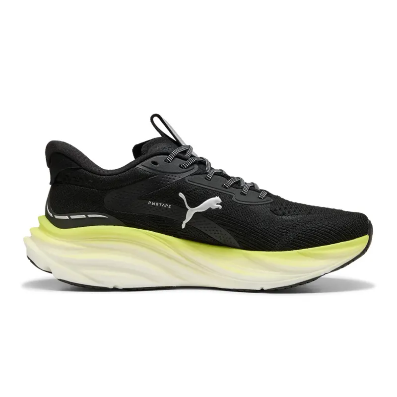 Puma Magnify NITRO 3 Men's Running Shoes - Puma Black Sunny Lime