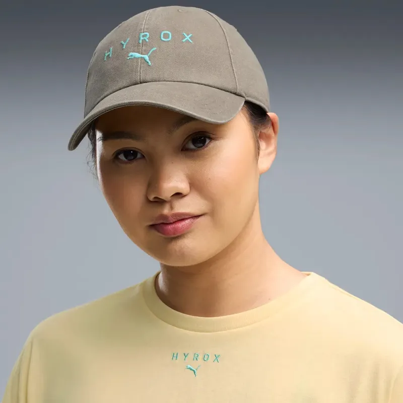PUMA x HYROX Baseball Cap - Mouse Gray-2