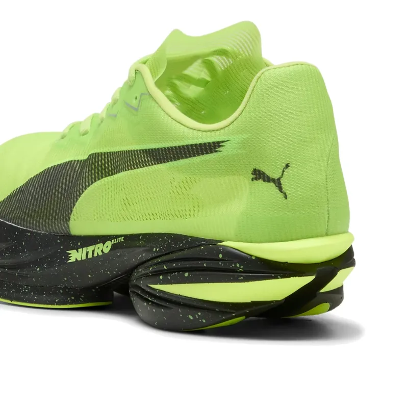 Puma FAST-R NITRO Elite 3 Women's Race Day Running Shoes - Sunny Lime Puma Black-5
