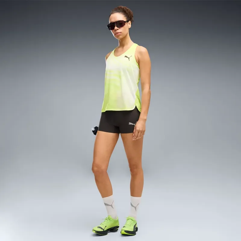 Puma FAST-R NITRO Elite 3 Women's Race Day Running Shoes - Sunny Lime Puma Black-6