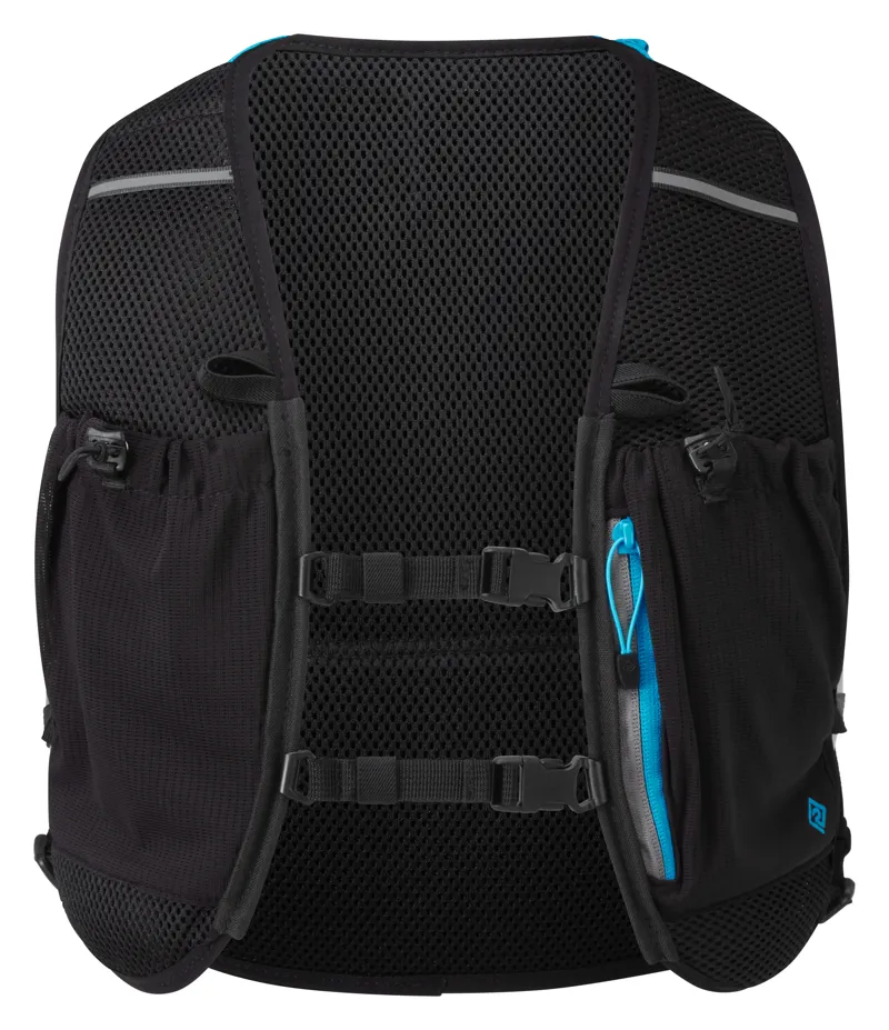 OTM Vest Black Cyan