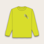 Tech Long Sleeve Tee Hi Viz Yellow Silver