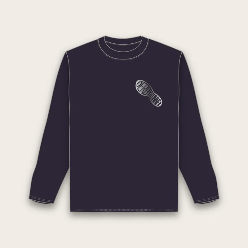 Tech Long Sleeve Tee Navy Silver
