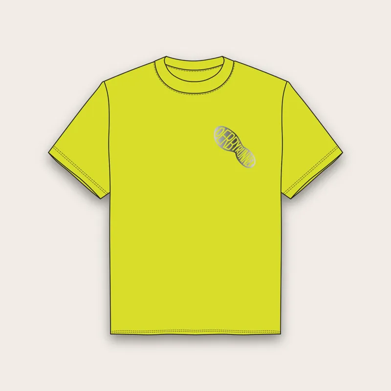 Tech Short Sleeve Tee Hi Viz Yellow Silver