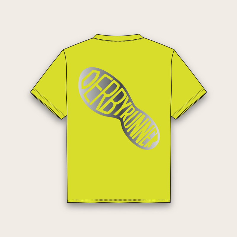 Tech Short Sleeve Tee Hi Viz Yellow Silver-1