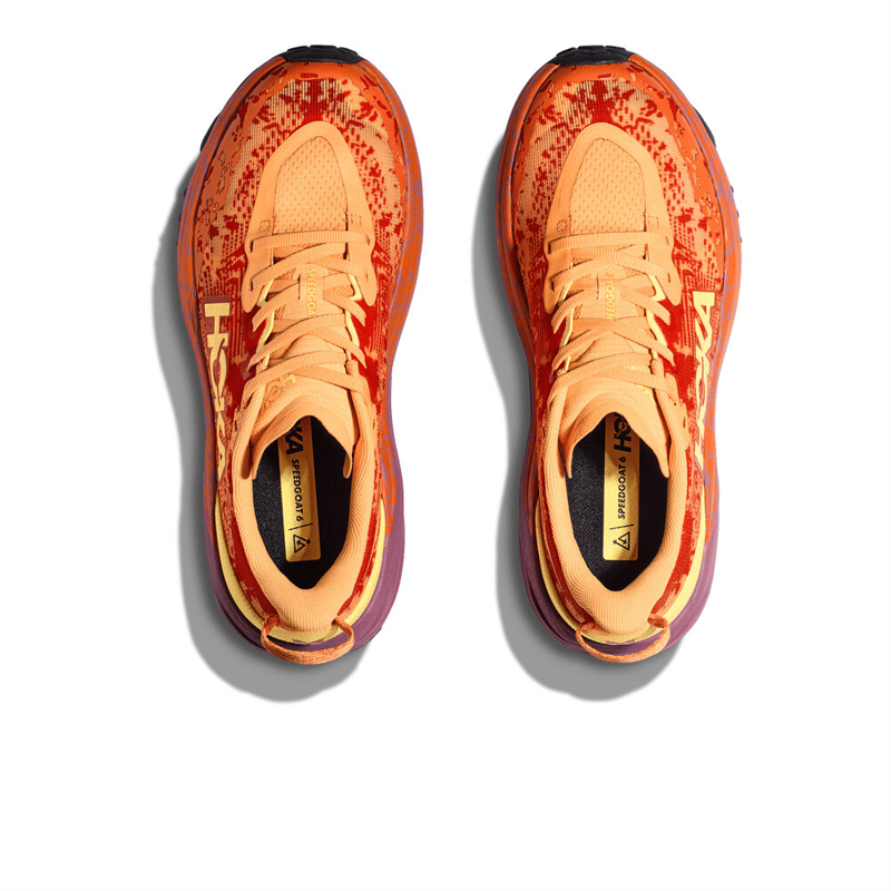 Hoka Speedgoat 6 Womens Trail Running Shoes Sherbet Beet Root Women's-3
