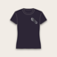 Tech Short Sleeve Tee Navy Silver Women's