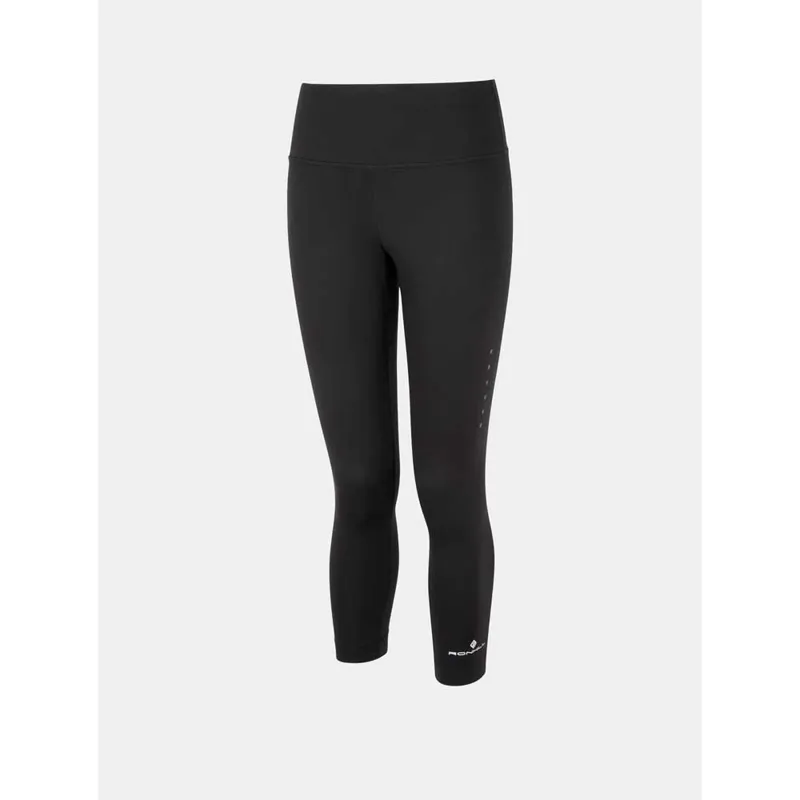 Core Crop Tight Black Bright White Women's