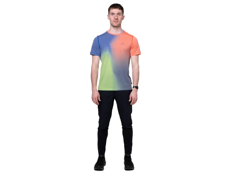 Ronhill Tech Golden Hour Tee Men's - Dark Cobalt Merge-2