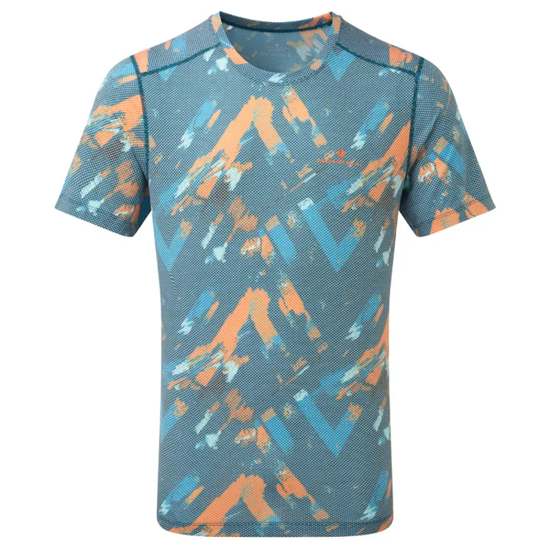 Tech Golden Hour Tee Legion Blue Chevron