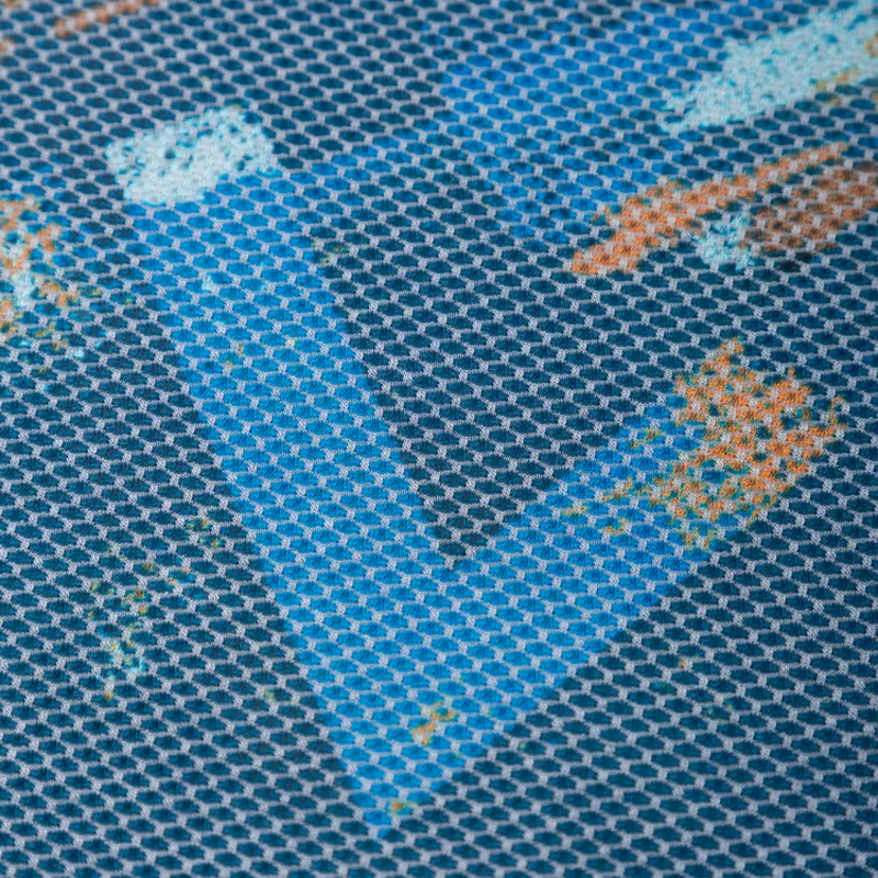 Tech Golden Hour Tee Legion Blue Chevron-5