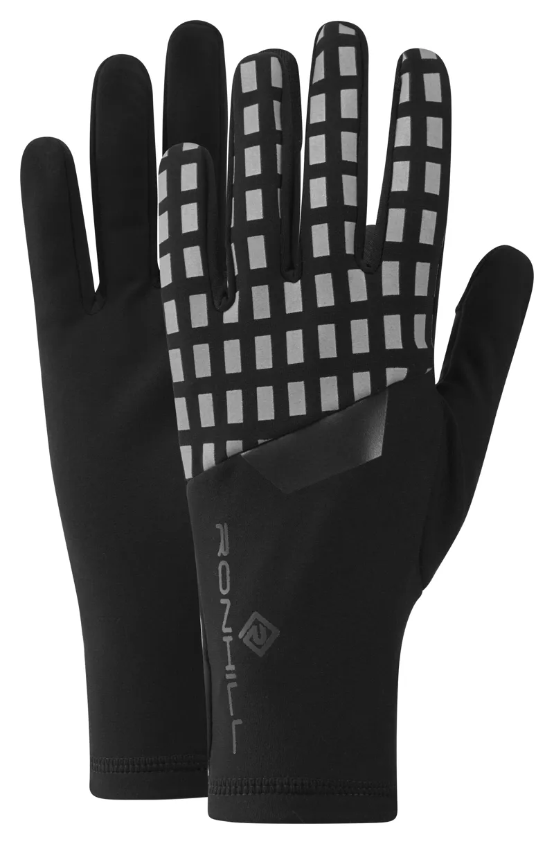 Afterhours Glove Black Bright White Reflective