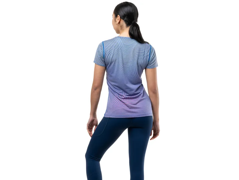Ronhill Tech Golden Hour Tee Women's - Classic Blue Refraction-2