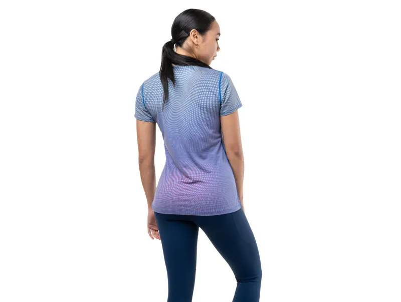 Ronhill Tech Golden Hour Tee Women's - Classic Blue Refraction-1