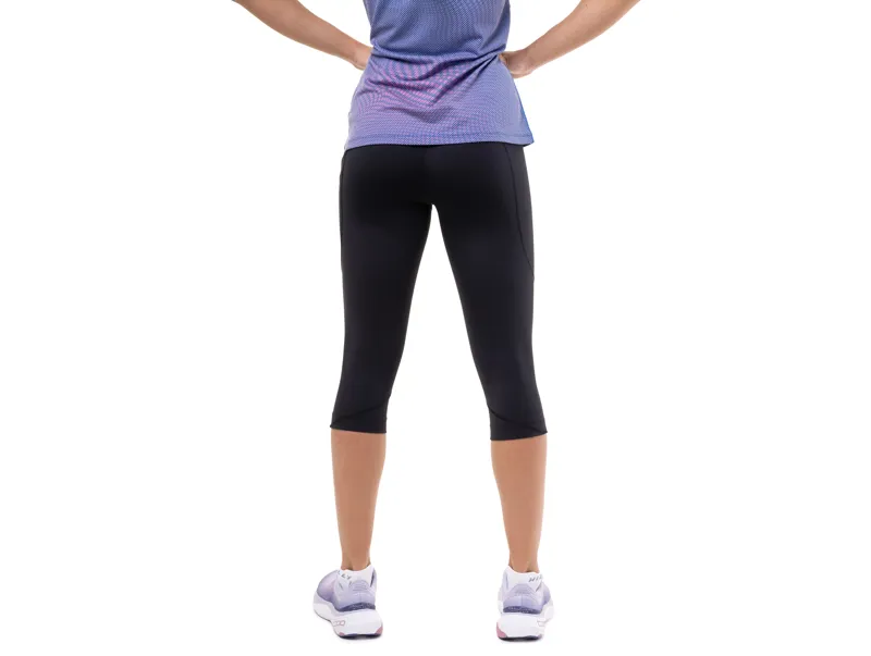 Ronhill Tech Capri Women's - Black Bright White-2