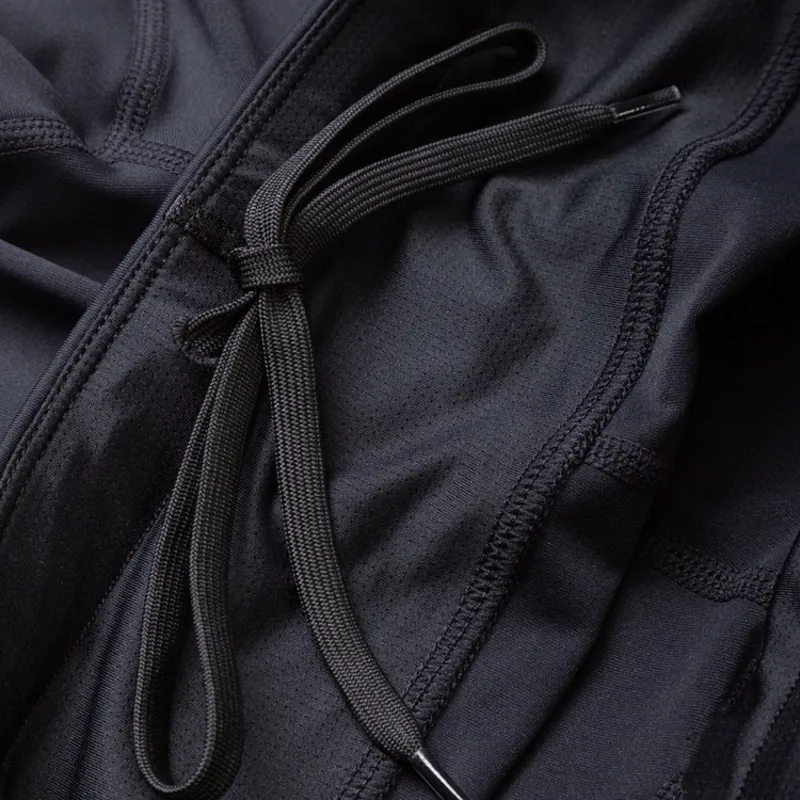 Tech Stretch Short Black Bright White-4