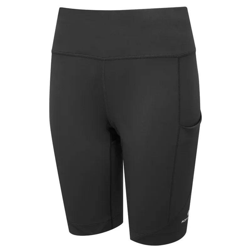 Tech Stretch Short Black Bright White
