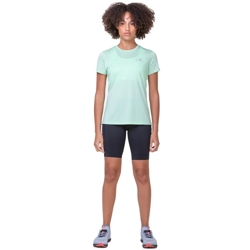 Tech Stretch Short Black Bright White-5