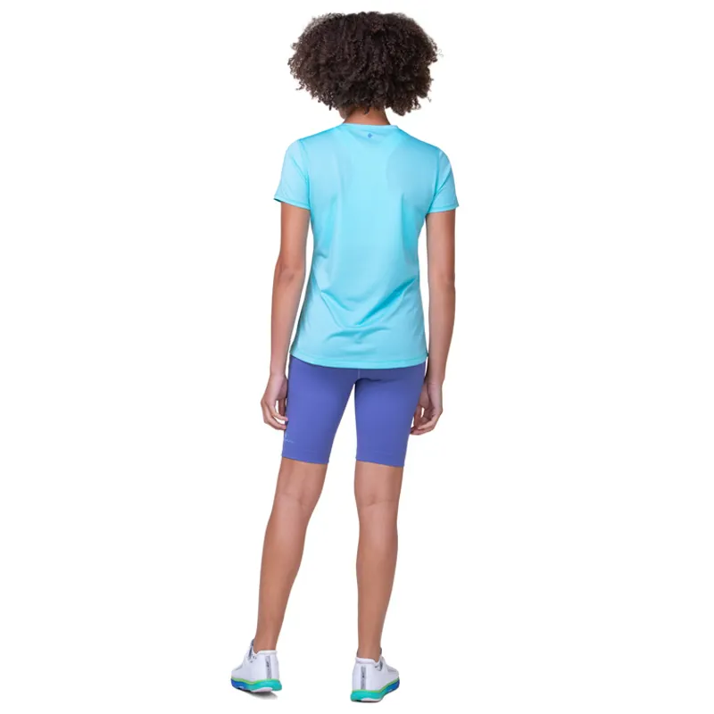 Tech Stretch Short DkPeriwinkle Aquamint Women's-9