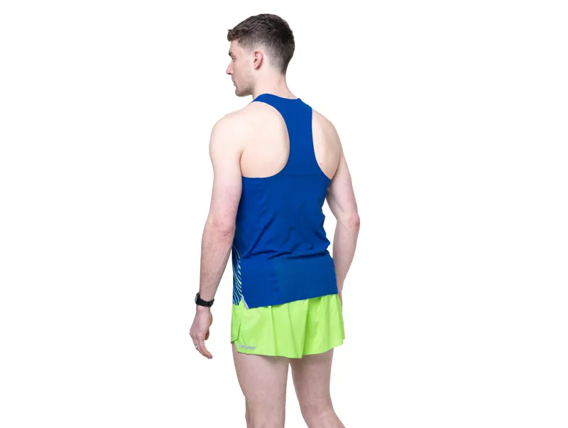 Ronhill Tech Race Vest Men's - Dark Cobalt Fluo Green-1