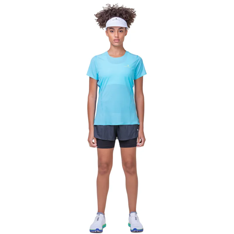 Tech Race S/S Tee Aquamint El Blue Women's-7
