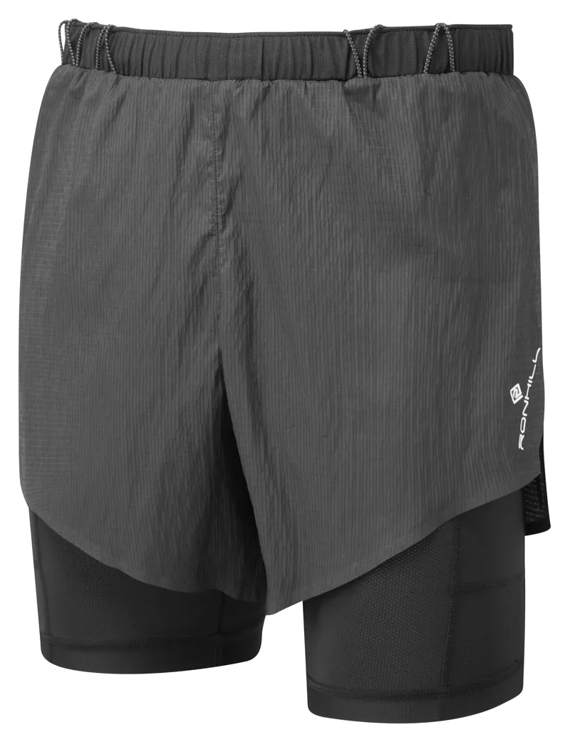 Tech Race Twin Short All Black