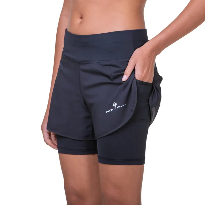 Tech 4.5 Twin Short All Black Women's-9