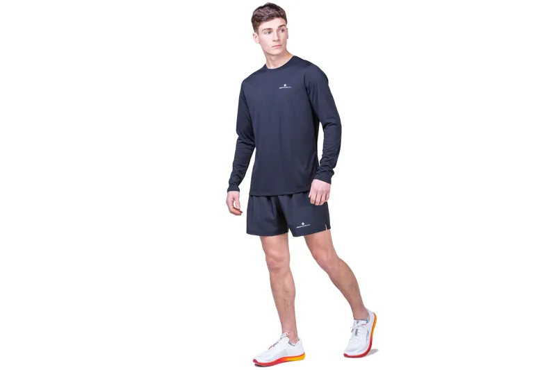 Core L/S Tee Black Bright White-6