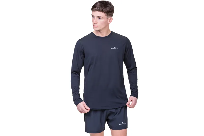 Core L/S Tee Black Bright White-7