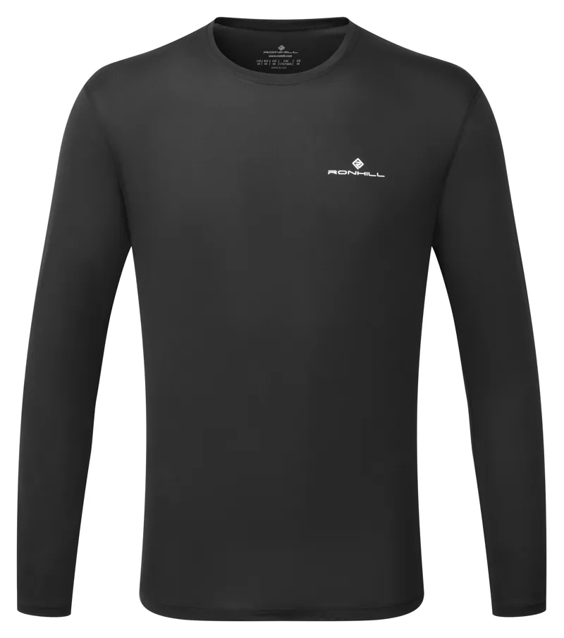 Core L/S Tee Black Bright White