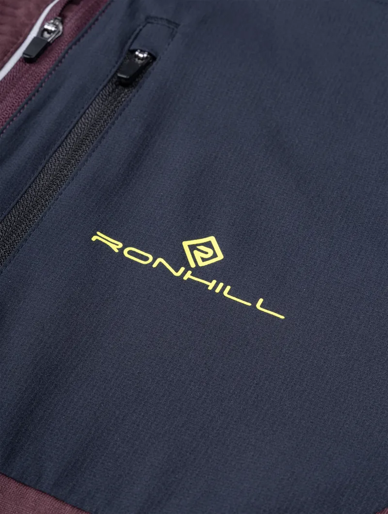Ronhill Men's Tech Winter 1/2 Zip Running Top - Espresso Black-7