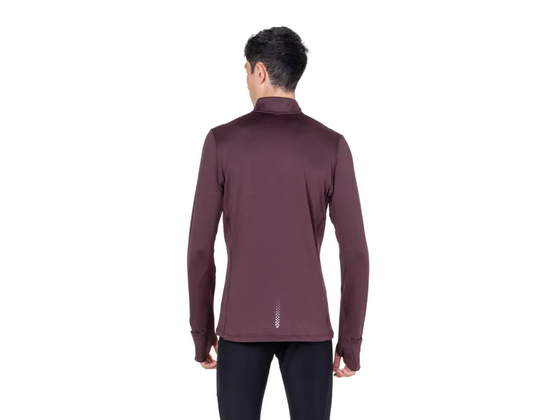 Ronhill Men's Tech Winter 1/2 Zip Running Top - Espresso Black-1