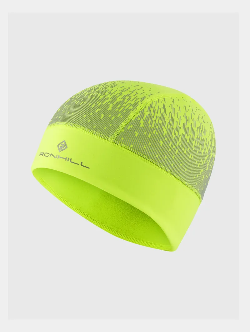 Ronhill Unisex Reflect Beanie - Fluorescent Yellow Reflect